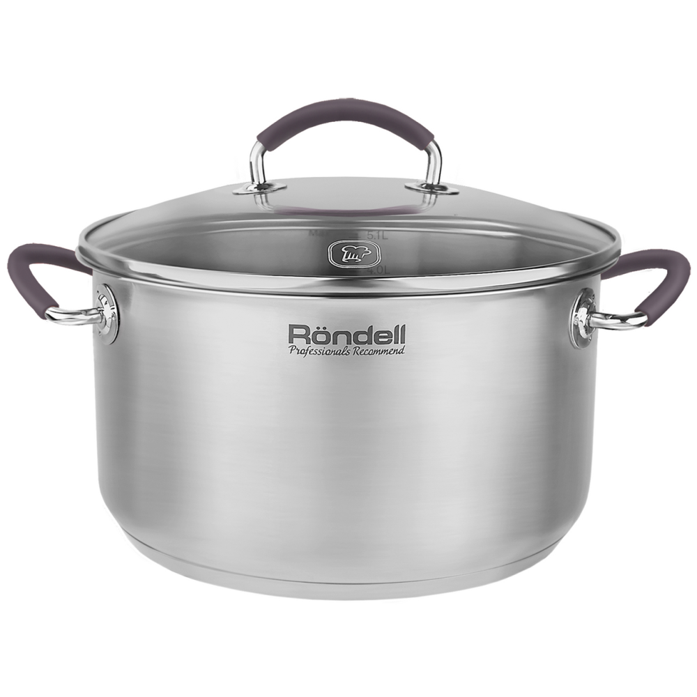 Кастрюля Rondell Akzent 24см, 5.1л