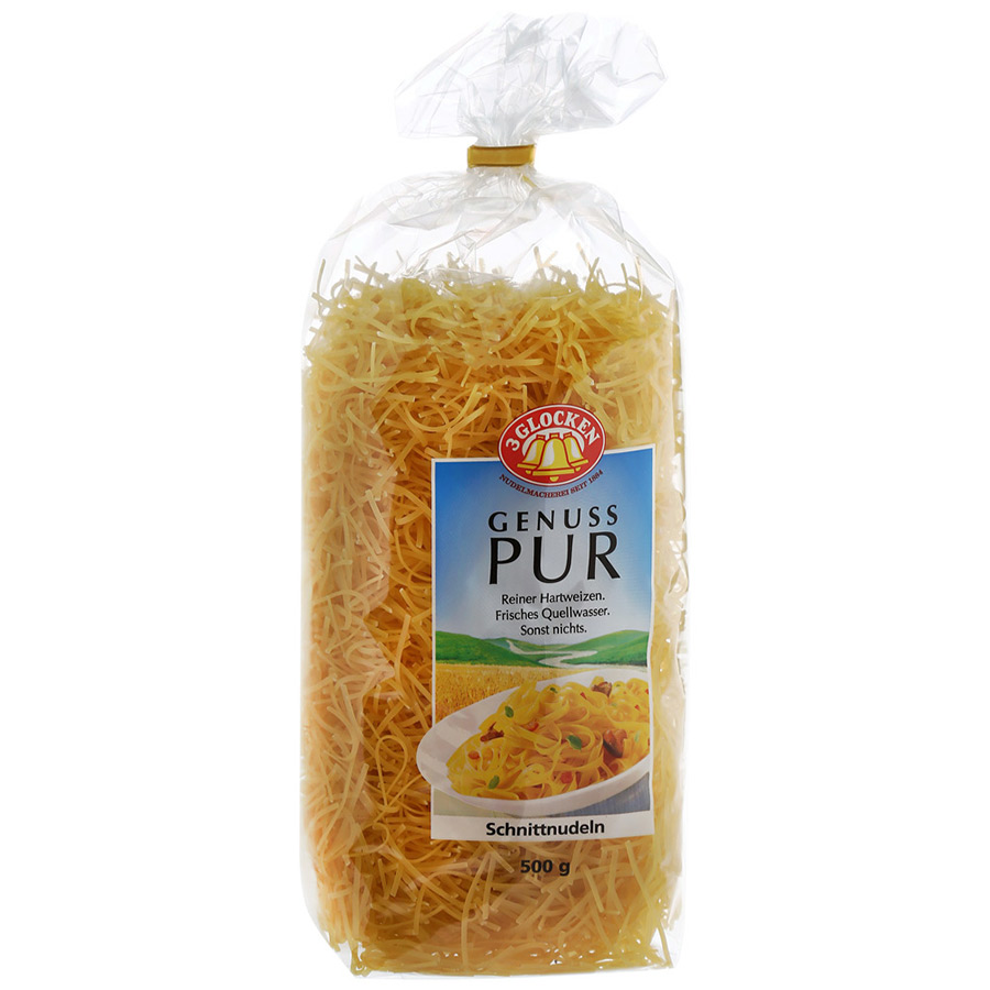 Лапша 3 Glocken серия: чистое наслаждение мелкая 500г