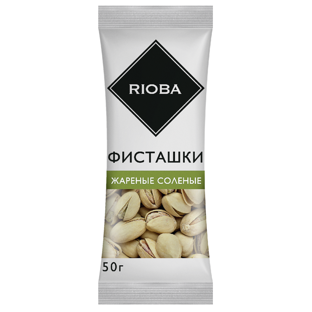 RIOBA Фисташки жареные с солью, 50г