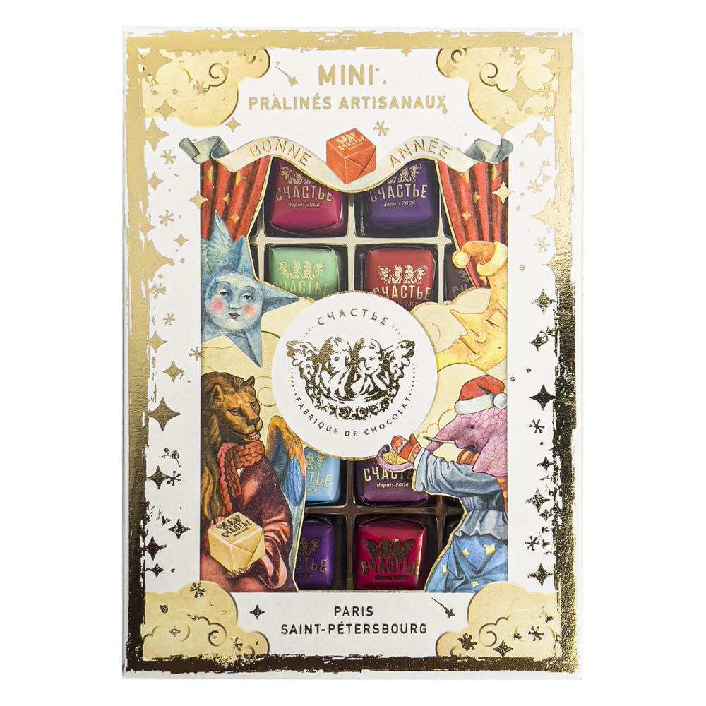 Конфеты Счастье коллекция мини-пралине ассорти, 200г