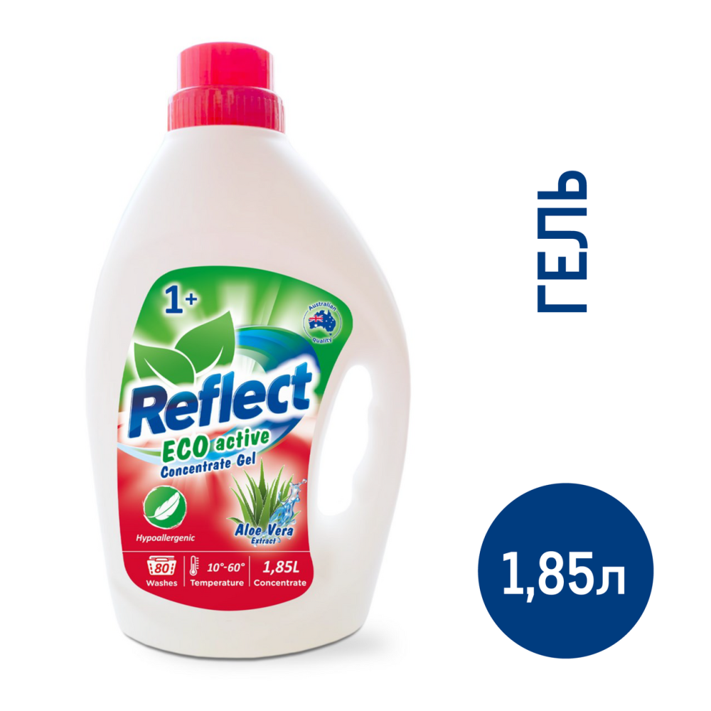 Средство Reflect Eco Active для стирки жидкое, 1.85л Средство Reflect Eco Active для стирки жидкое, 1.85л