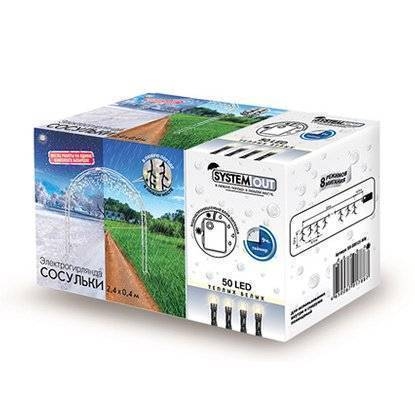 ГИРЛЯНДА СОСУЛЬКИ 2,4Х0,4М 50L