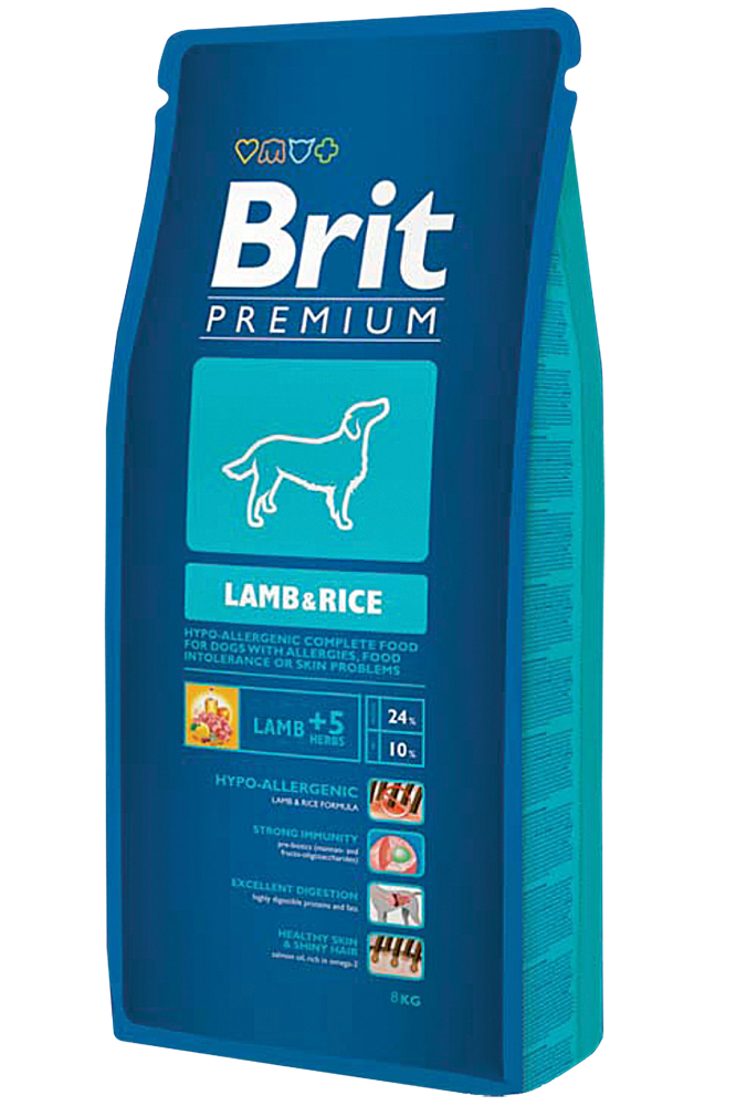 Корм для собак BRIT Premium гипоаллергенный, 8кг