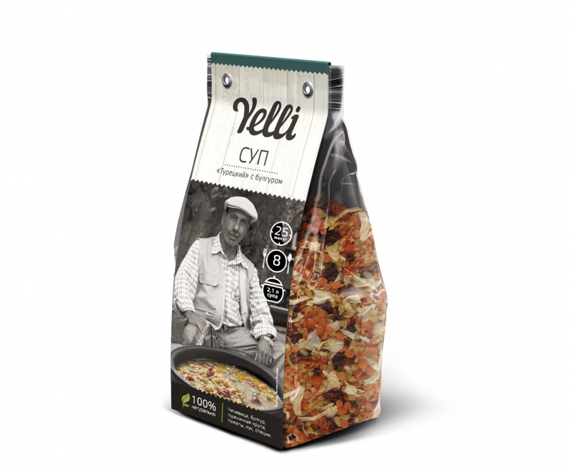 Суп Yelli Турецкий с булгуром, 250г