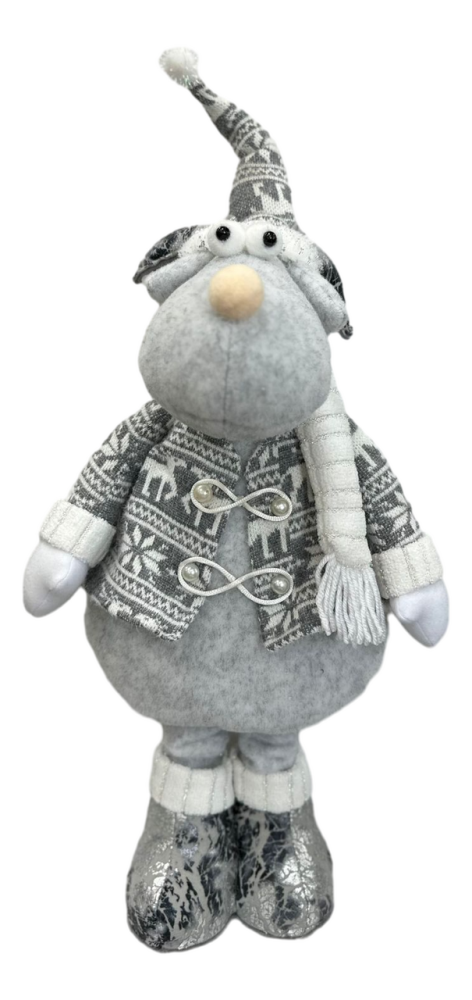 Фигура Снеговик-Дед Мороз-олень, 50-60см