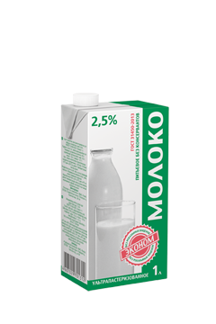 Молоко Эконом 2,5%, 1кг БЗМЖ