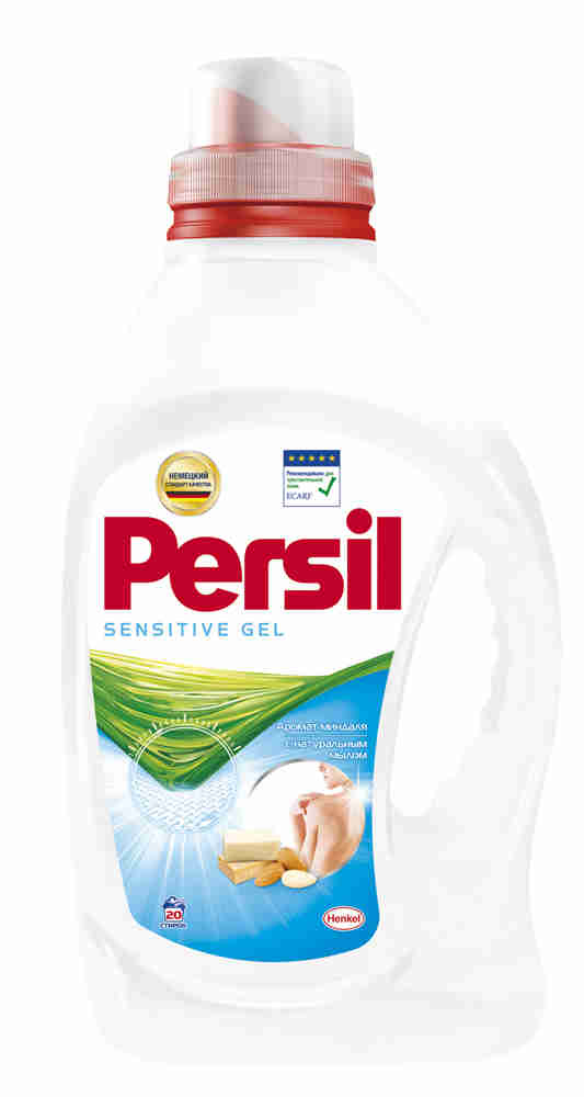 Гель для стирки Persil Sensitive для чувствительной кожи 20 стирок, 1.3л