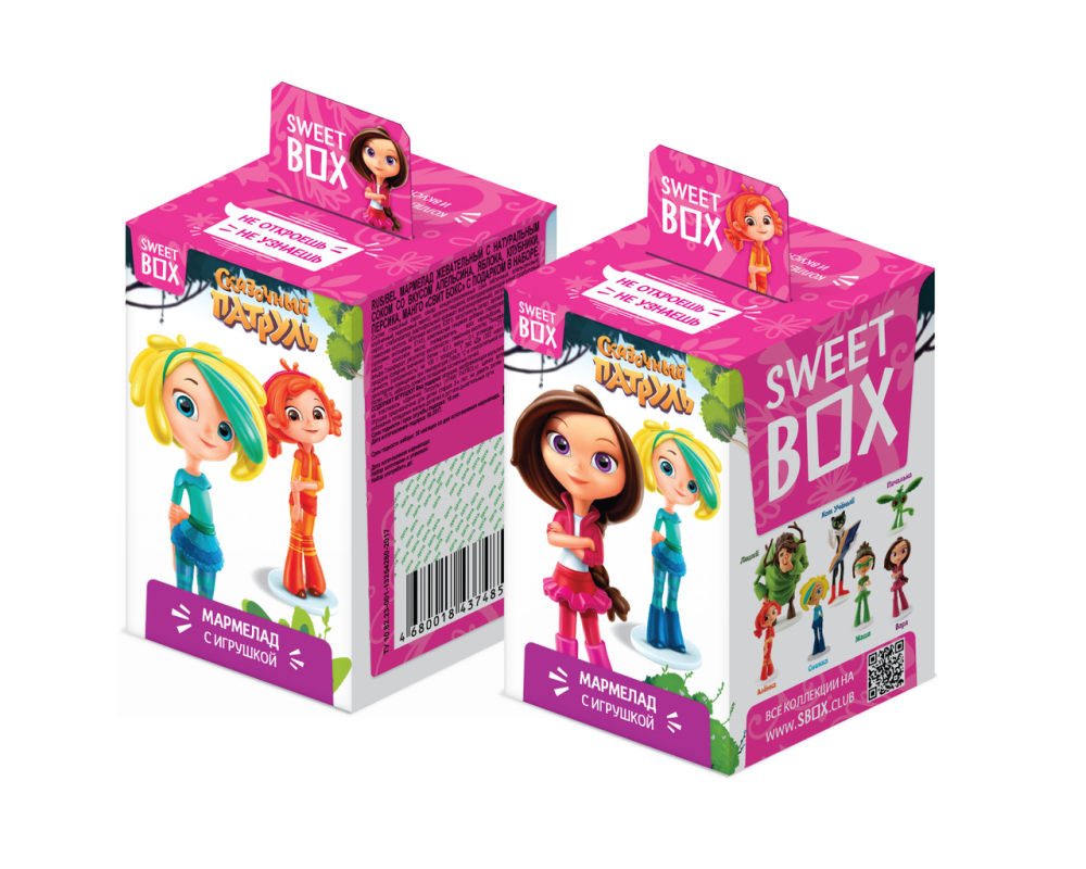 Мармелад с игрушкой Sweet Box Сказочный патруль 10 г 10 штук