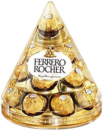 Конфеты Ferrero Rocher шоколадные конус, 213г