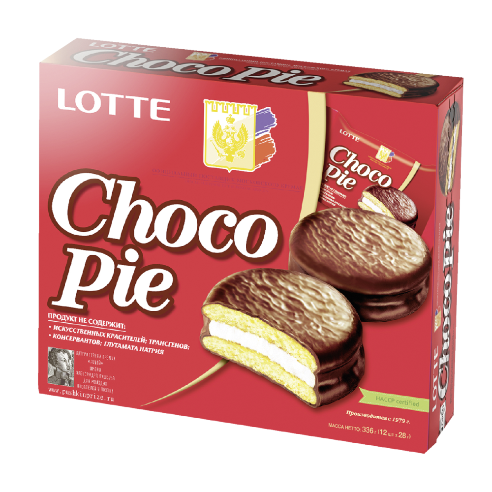 Печенье Lotte Chocopie 336г