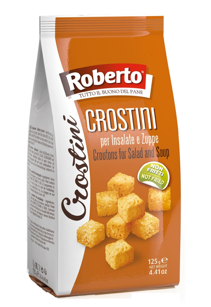 Сухарики Roberto Crostini для салата и супа, 125г