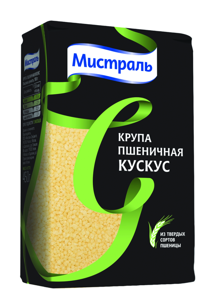 Крупа Мистраль пшеничная Кускус , 450г