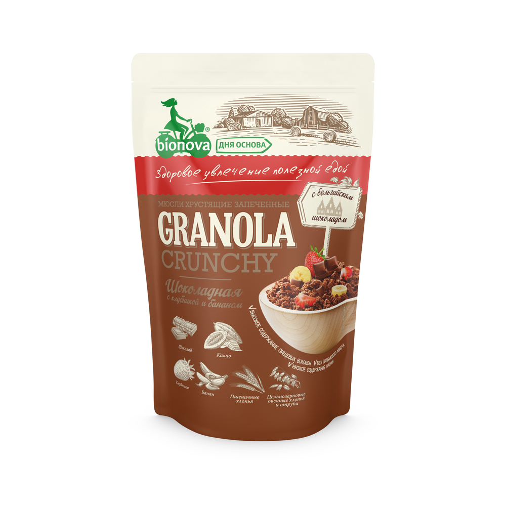 Гранола Bionova Шоколадная 400 г