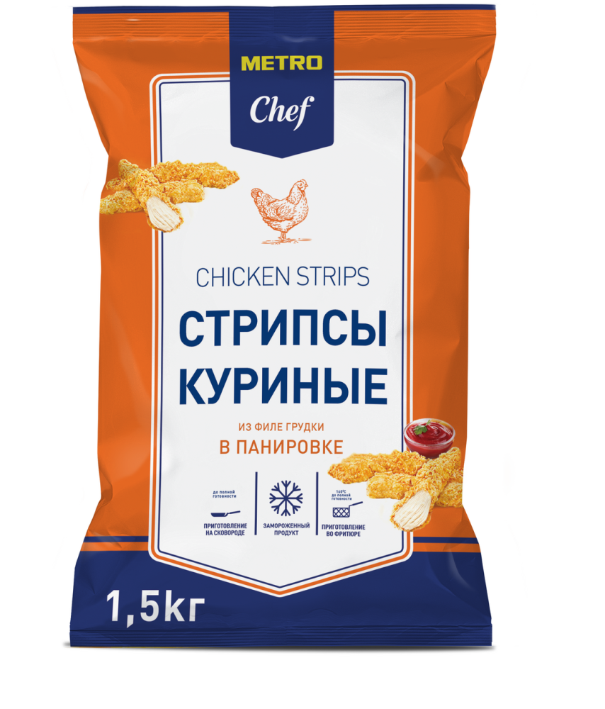Стрипсы METRO CHEF куриные 1.5 кг