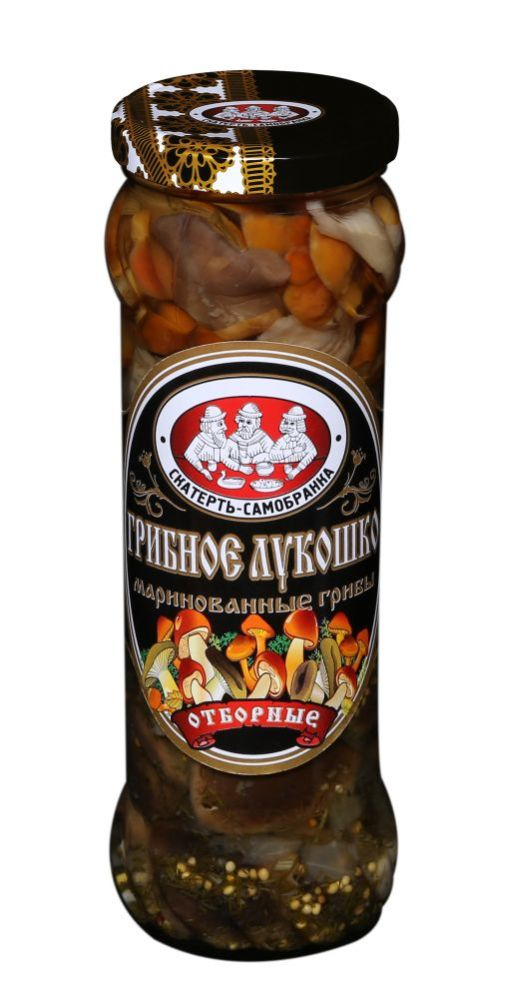 Грибы Скатерть-Самобранка маринованные Грибное лукошко отборные 330 г