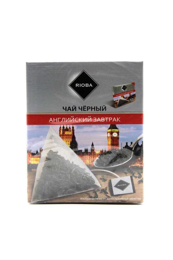 Чай черный RIOBA Английский завтрак в пирамидках, 20х2 г