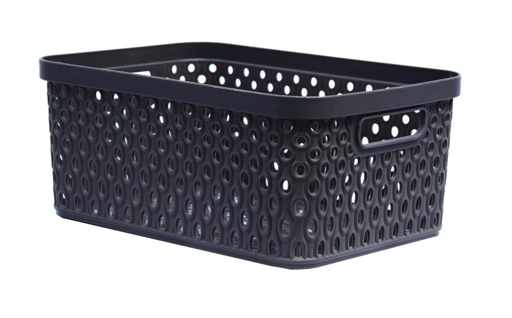Корзина Smartware Katre Antracite для хранения 11 x 18 x 26, 4.5л
