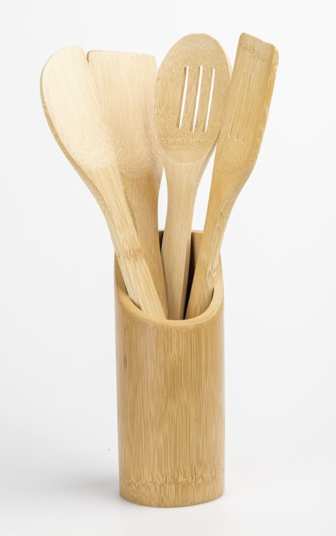 Набор кухонных принадлежностей бамбуковый, 5 предметов