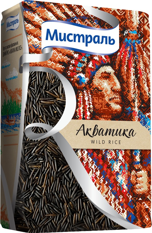Рис Мистраль Акватика Wild длиннозерный 500 г