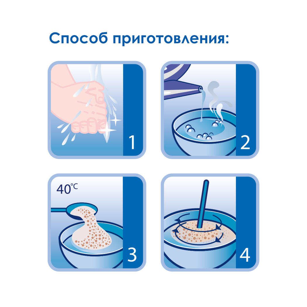 Каша Kabrita 7 злаков на козьем молочке с бананом с 6 месяцев