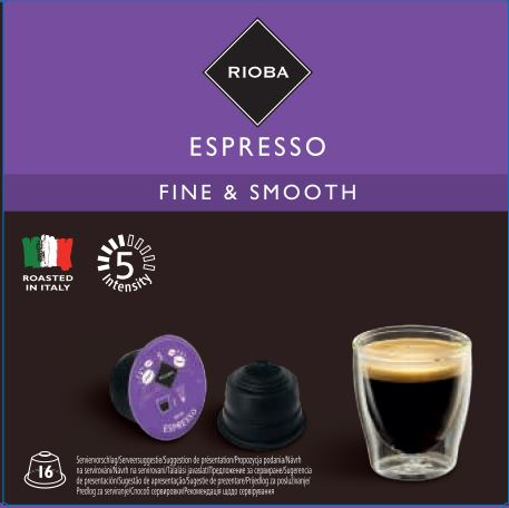 Капсулы RIOBA Dolce Gusto Espresso, 16 шт Капсулы RIOBA Dolce Gusto Espresso, 16 шт