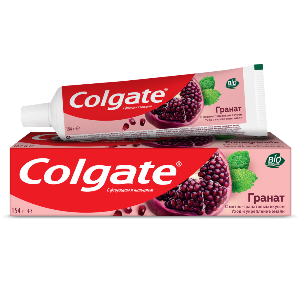 Зубная паста Colgate Гранат укрепляющая с мятно-гранатовым вкусом 100 мл Зубная паста Colgate Гранат укрепляющая с мятно-гранатовым вкусом 100 мл