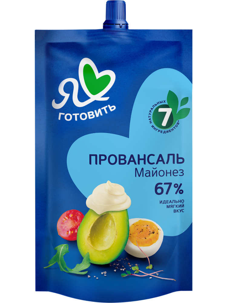 Майонез Я люблю готовить провансаль 67%, 192г