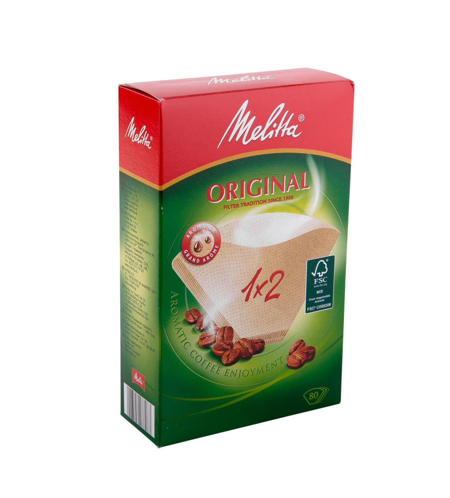 Melitta Фильтры для кофе Original 1/2 80шт.