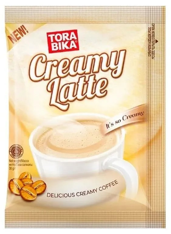 Кофе Torabika Creamy Latte растворимый (30г x 20шт), 600г