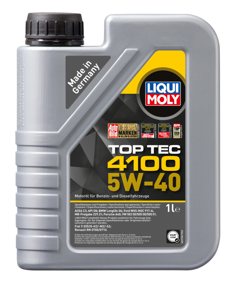 Масло Liqui Moly Top Tec 4100 5W-40 моторное 1 л