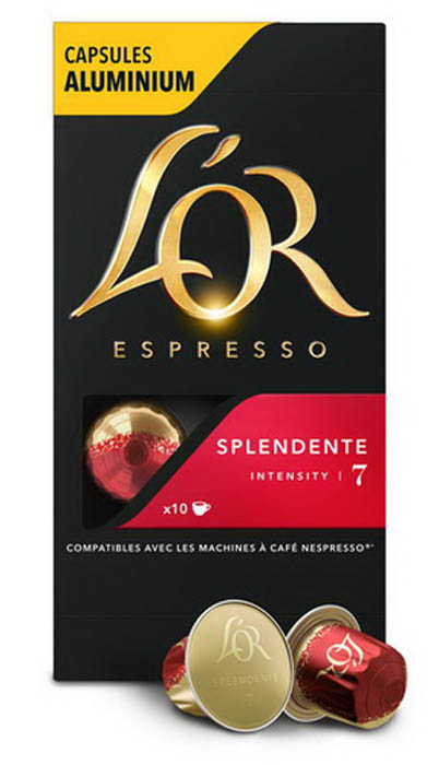 Капсулы L’or Espresso Splendente Intensity 7 10 штук по 5.2 г