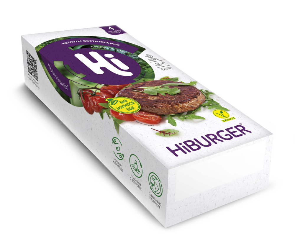 Котлеты Hi растительные замороженные, 400г