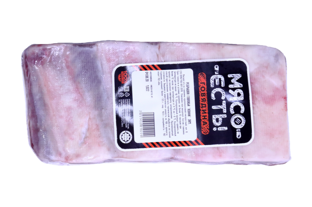 Ребрышки Мясо есть! говяжьи замороженные