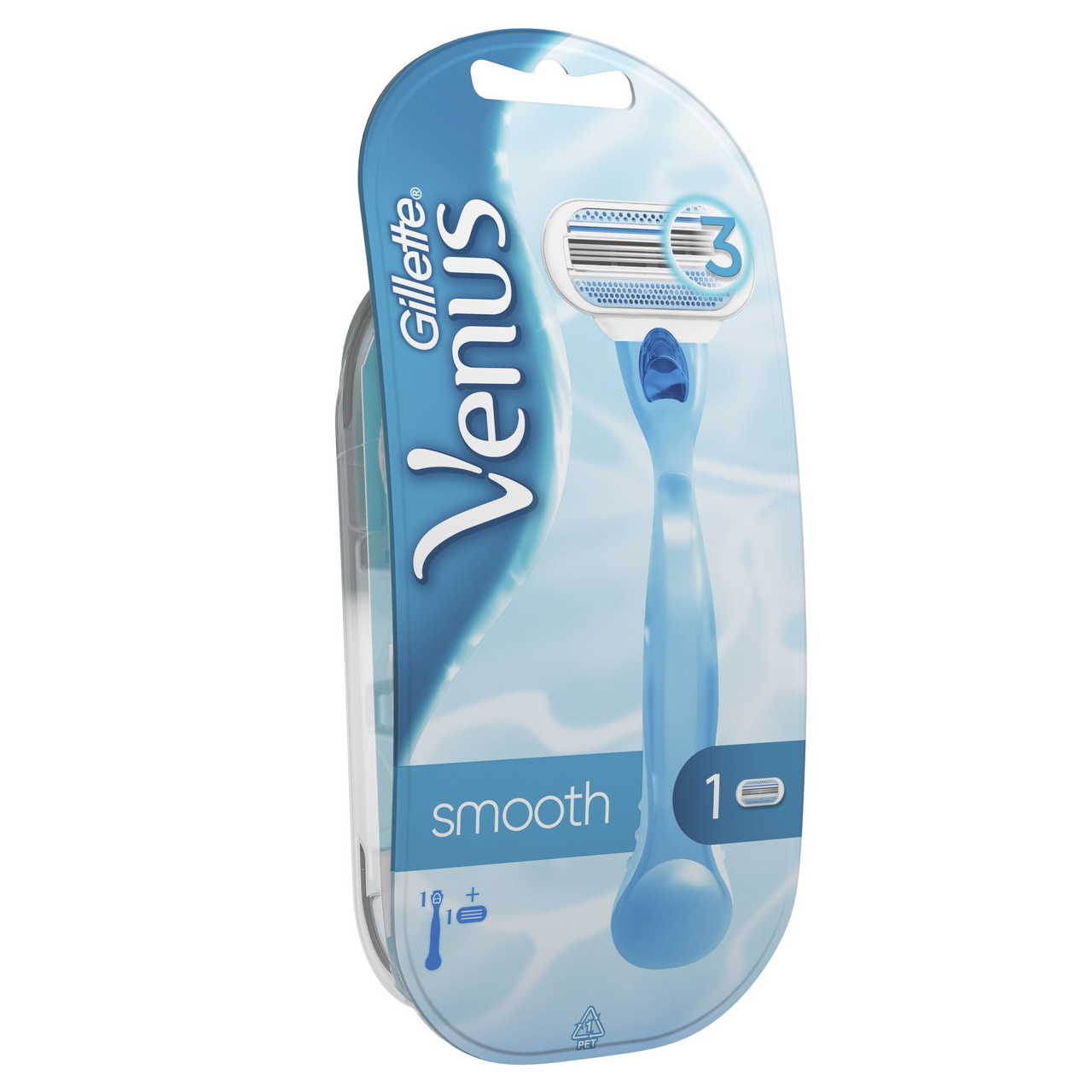 Станок Gillette Venus для бритья + 1 сменная кассета